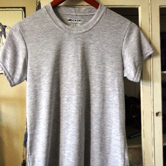 T-Shirt W's Sz S NWOT WICKERS Gray Heather - Picture 5 of 8
